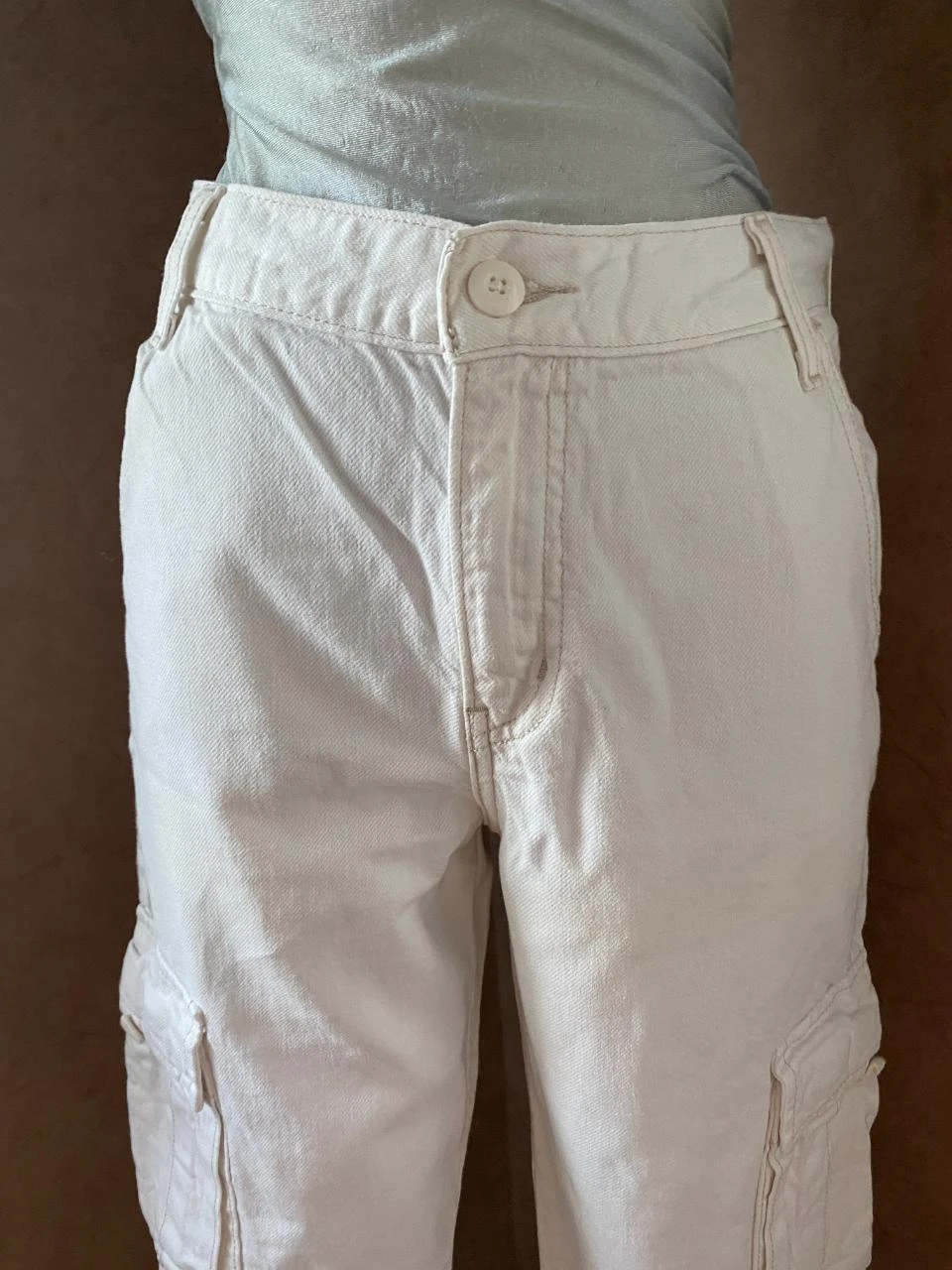 Ecru cargojeans W24 (T34) Levi's Premium – 100% katoen trendy – photo 2